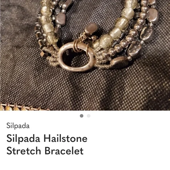 Silpada Metallic Beaded Bracelet - Picture 1 of 9